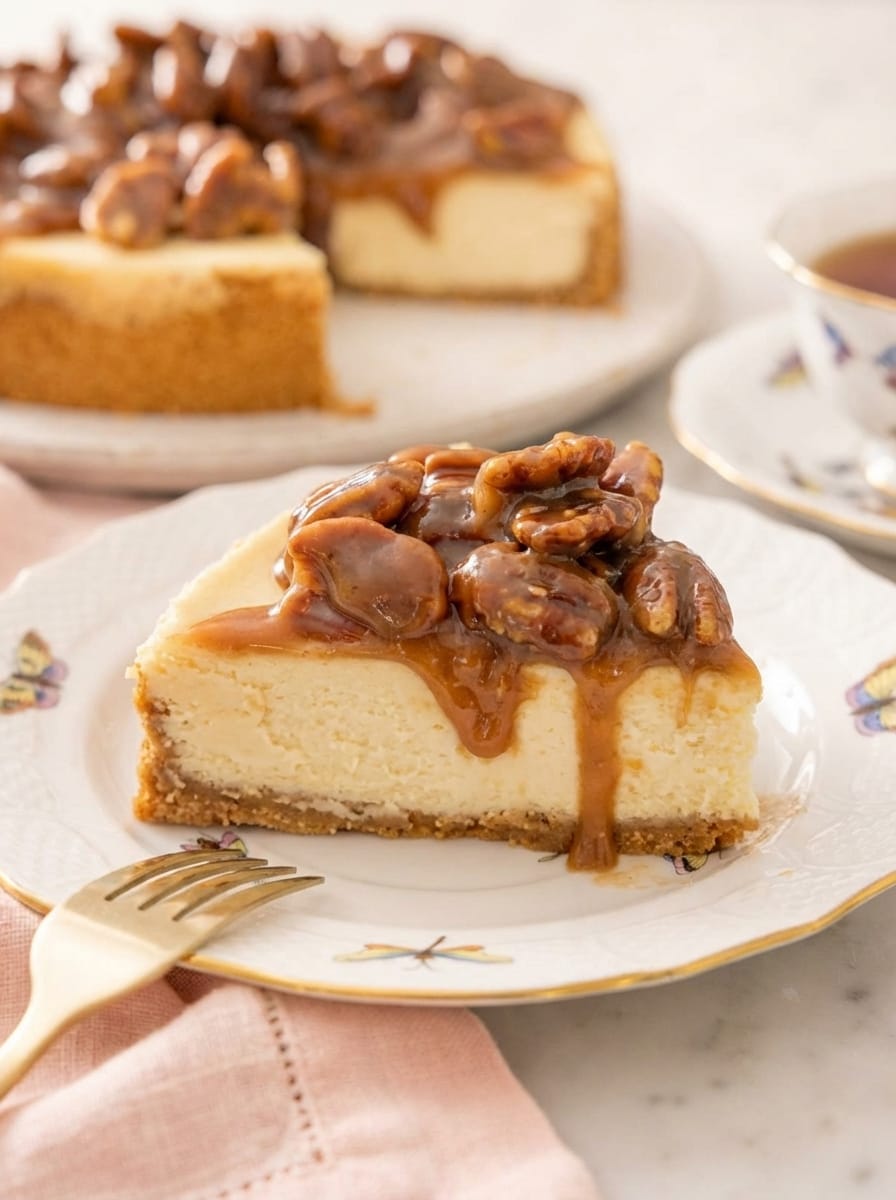 Everything You Need for Perfect Pecan Pie Cheesecake