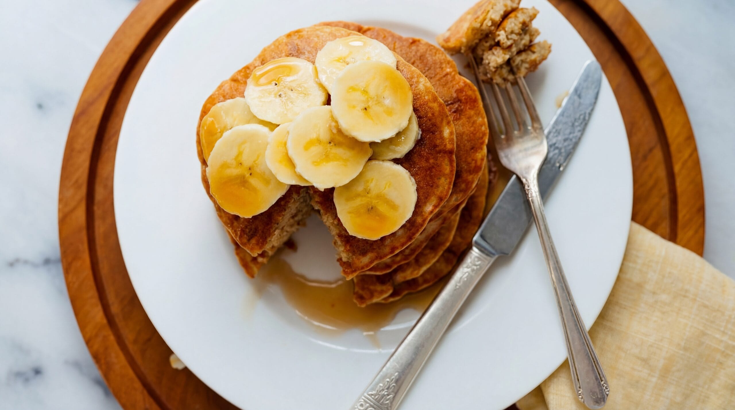 Blender Oatmeal Pancakes Recipe - Featured Image