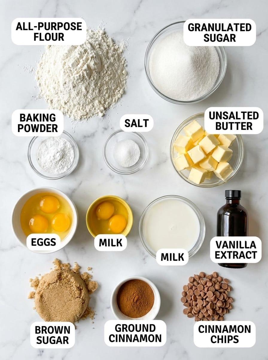 Cinnamon Coffee Cake Ingredients