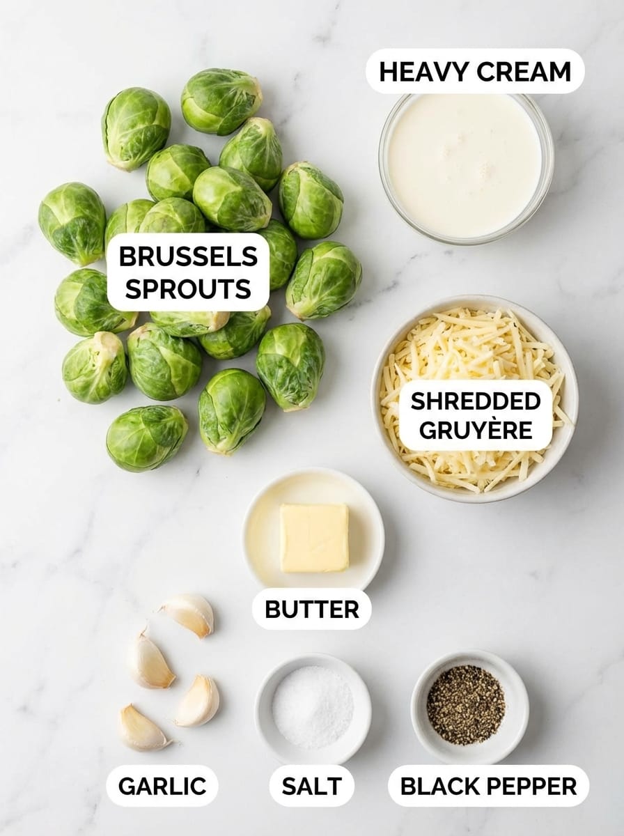 Everything You Need for Brussels Sprouts Gratin