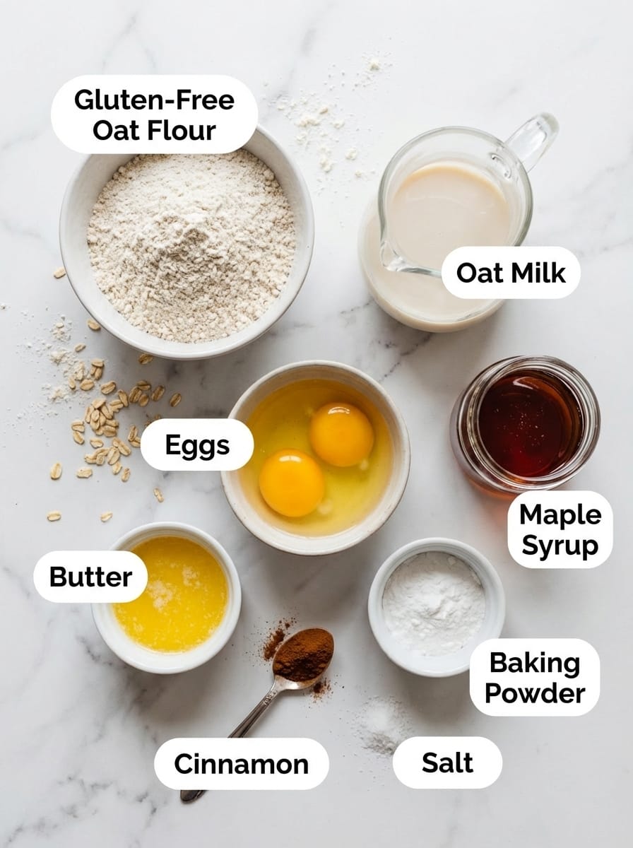 Everything You Need for Perfect Gluten Free Oat Waffles