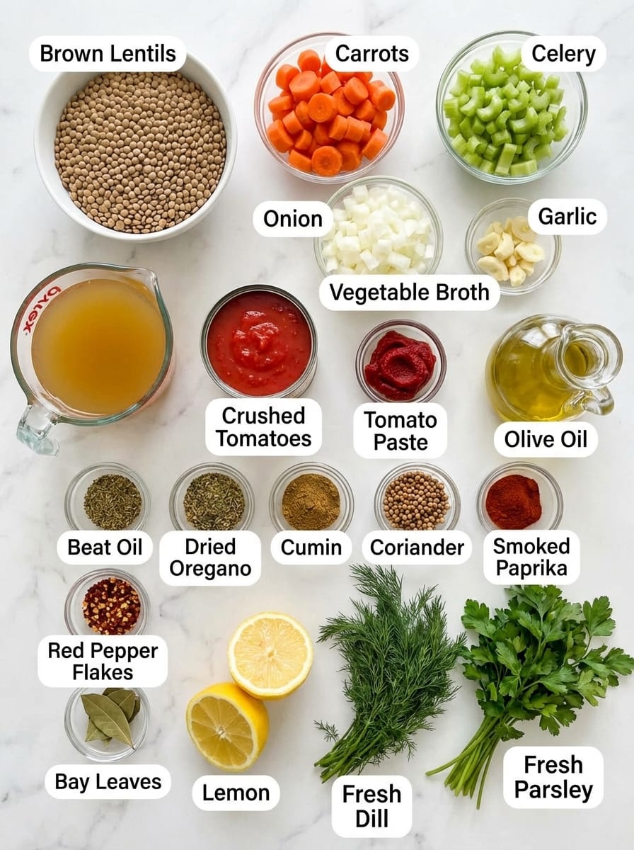 Everything You Need for Perfect Mediterranean Lentil Soup