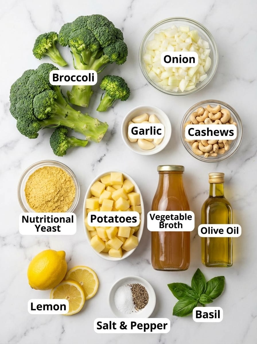 Everything You Need for Perfect Vegan Broccoli Soup