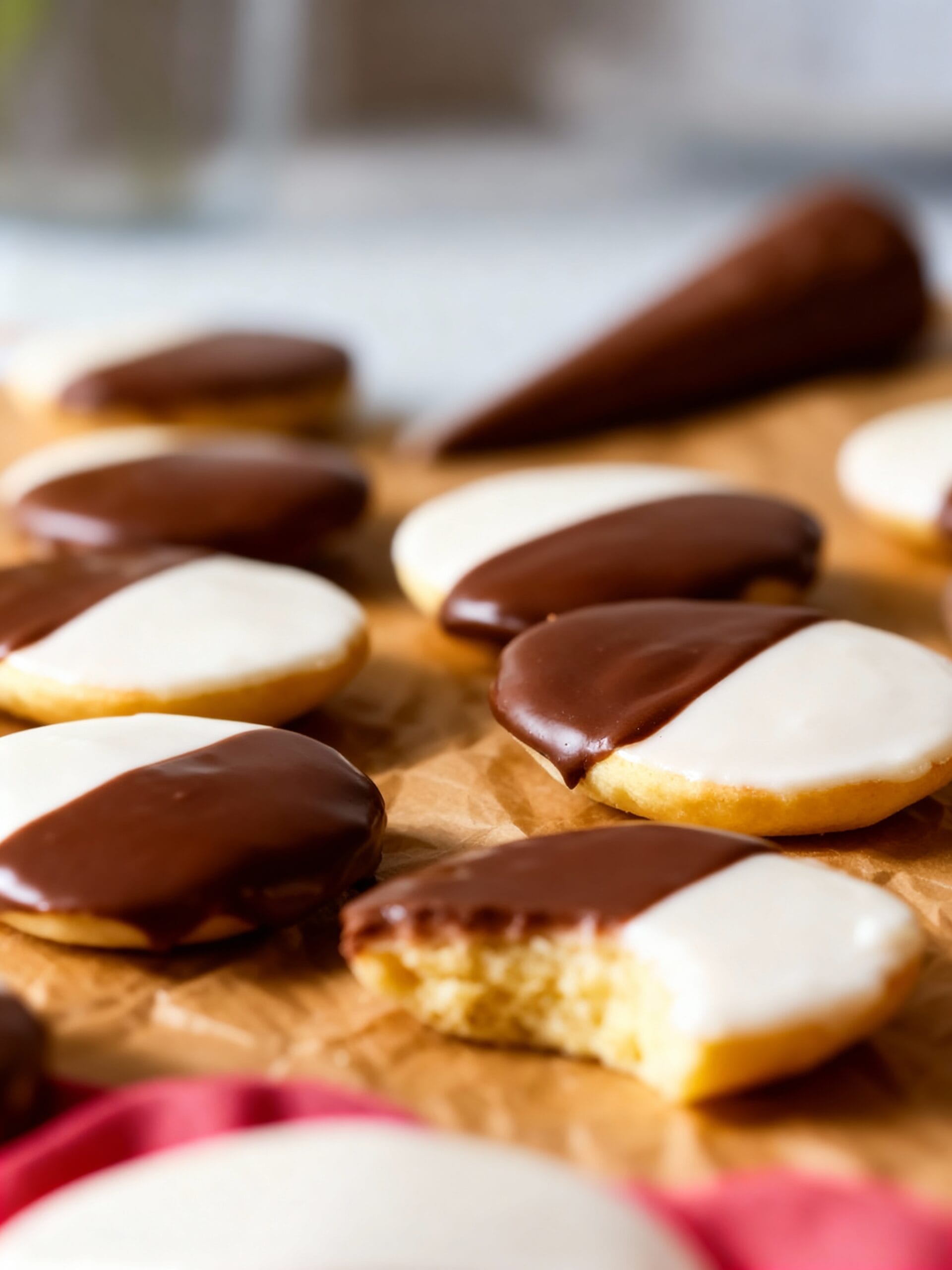 How to Make Black and White Cookies