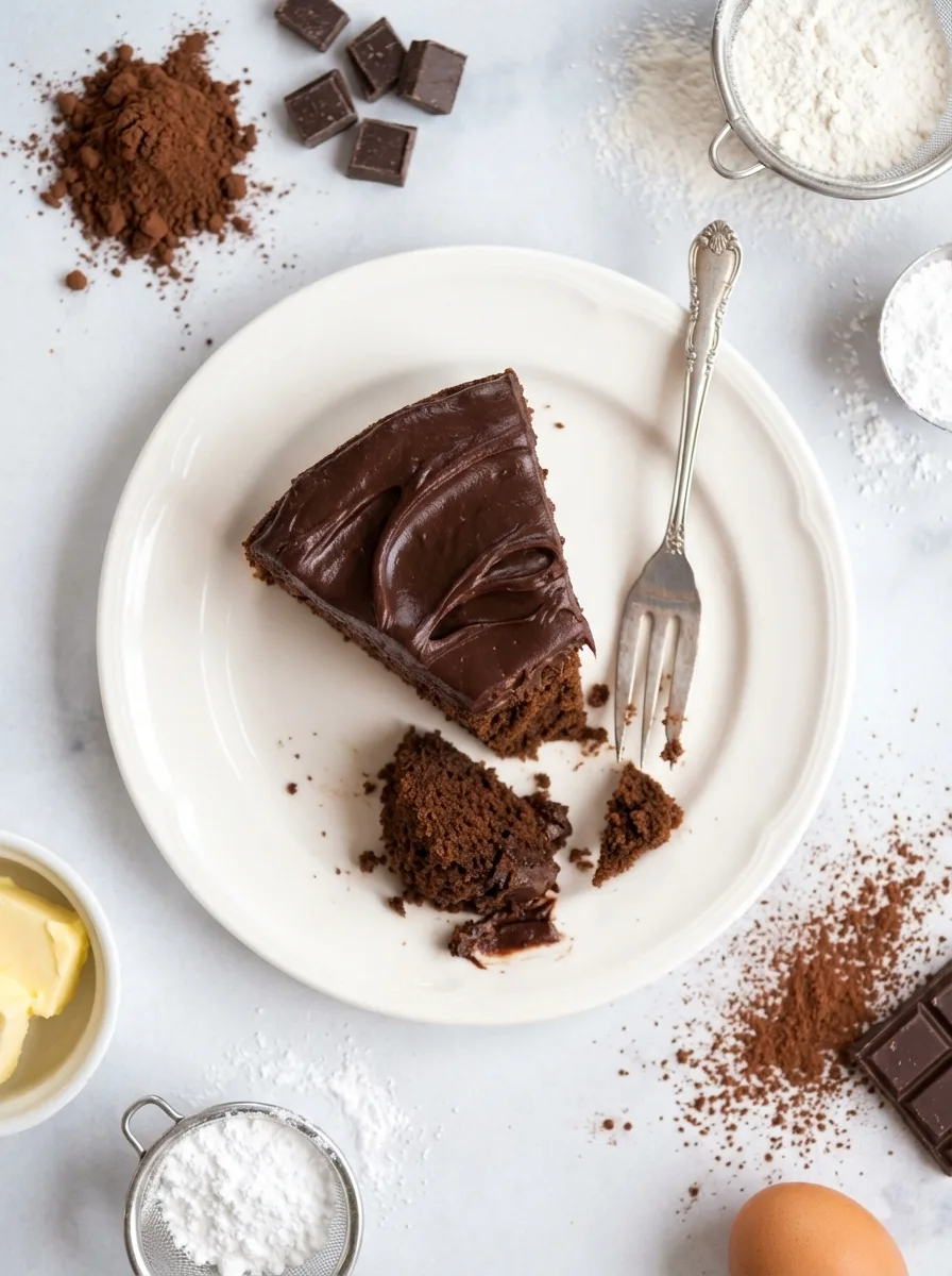 How to Serve This Chocolate Fudge Cake