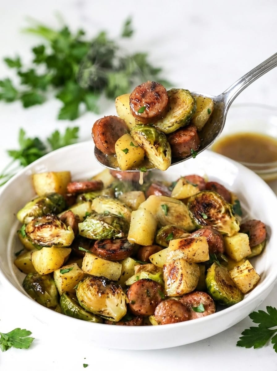 My Best Tips for Sheet Pan Sausage Brussels Sprouts
