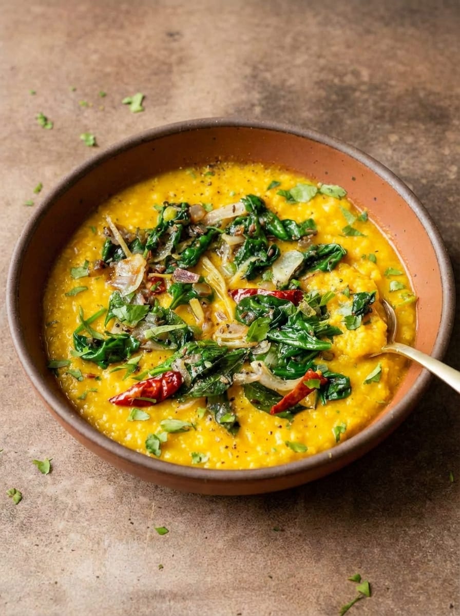 My Method for Spinach Dal