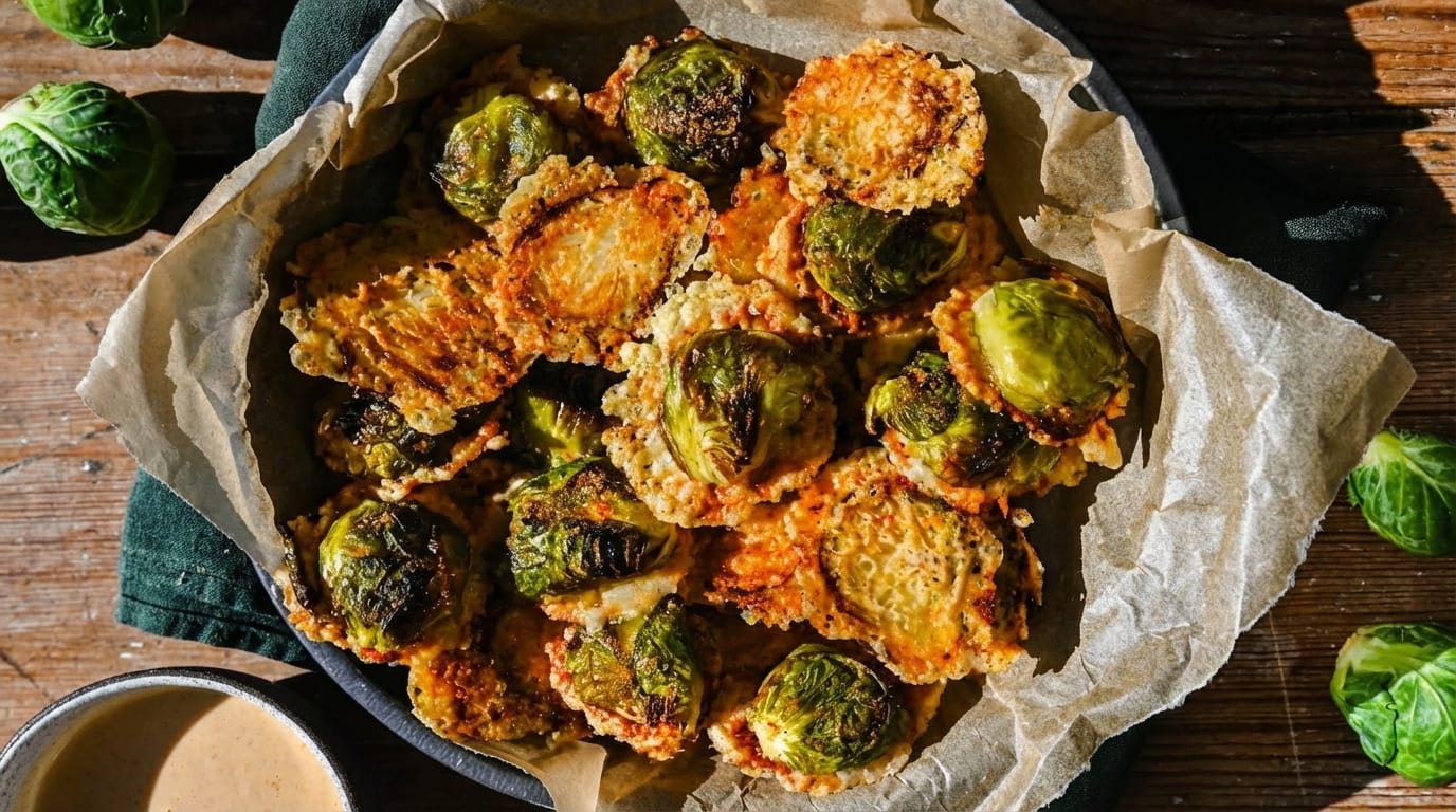 Ultimate Parmesan Crusted Brussels Sprouts Recipe