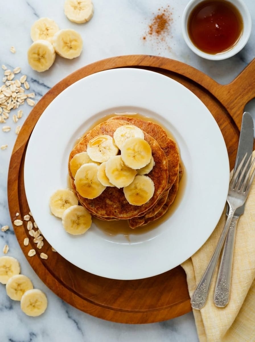 Serving Your Blender Oatmeal Pancakes