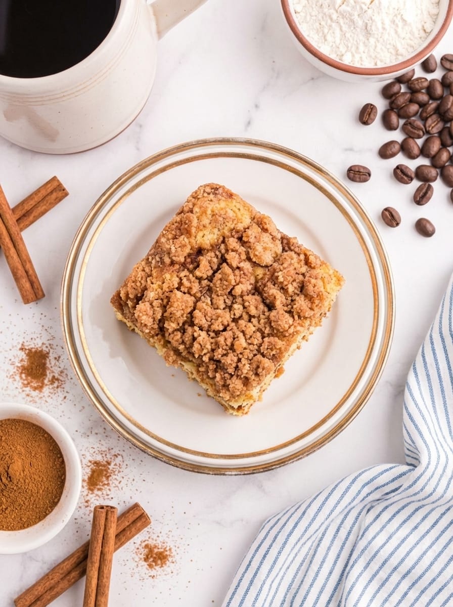 Serving Your Cinnamon Coffee Cake