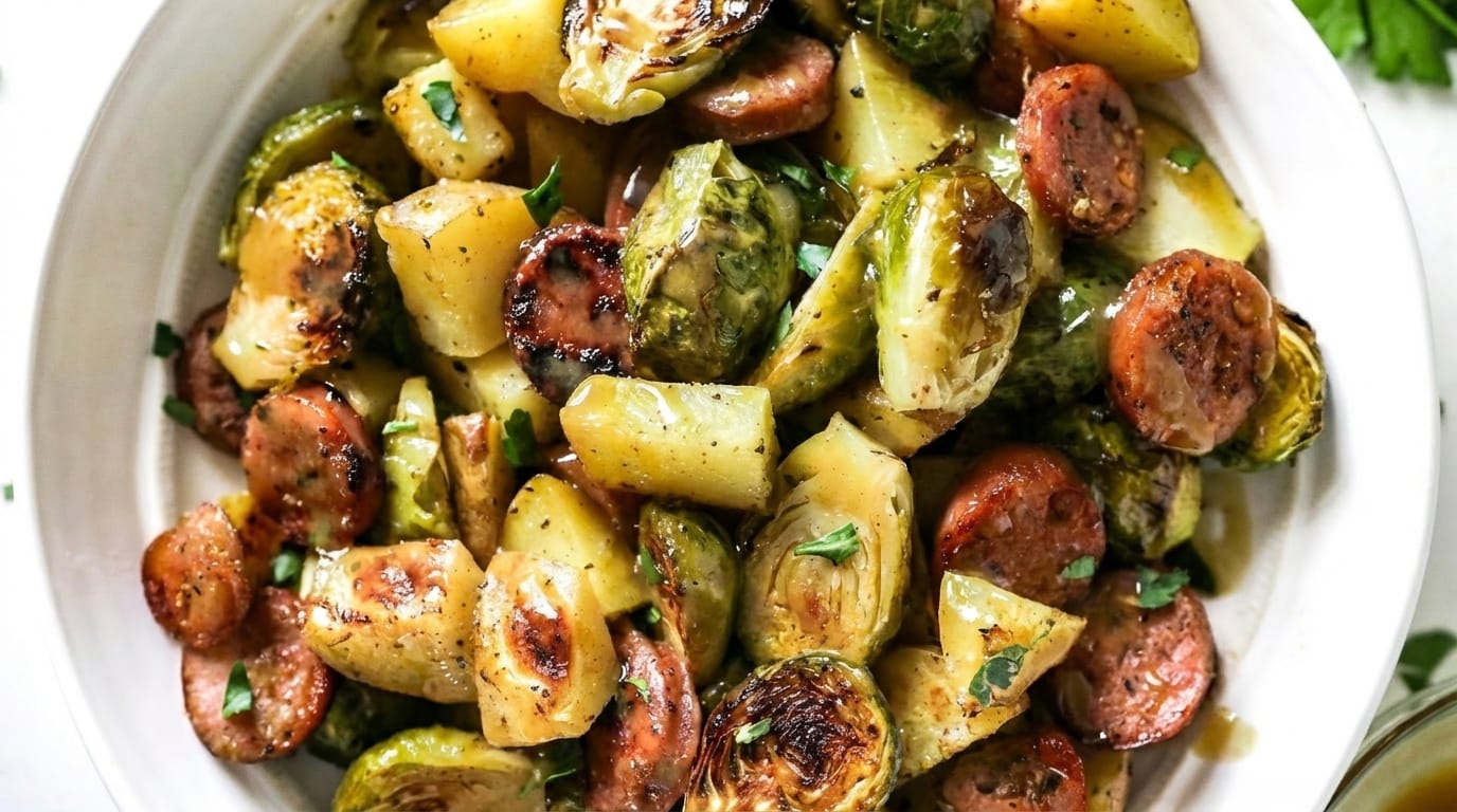 Ultimate Sheet pan sausage brussels sprouts Recipe