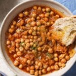 Tomato-Fennel Braised Chickpeas