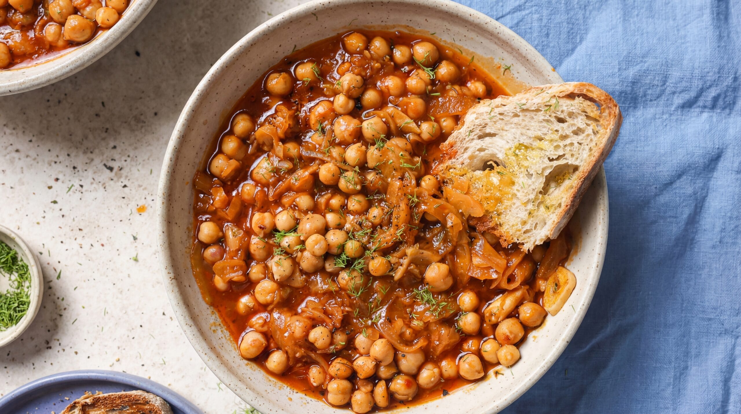 Tomato-Fennel Braised Chickpeas