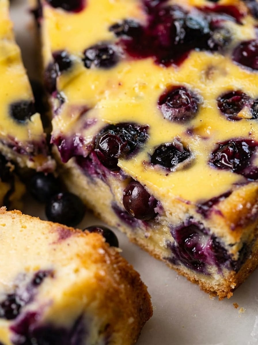 What Makes This Custard Cake With Blueberries So Special
