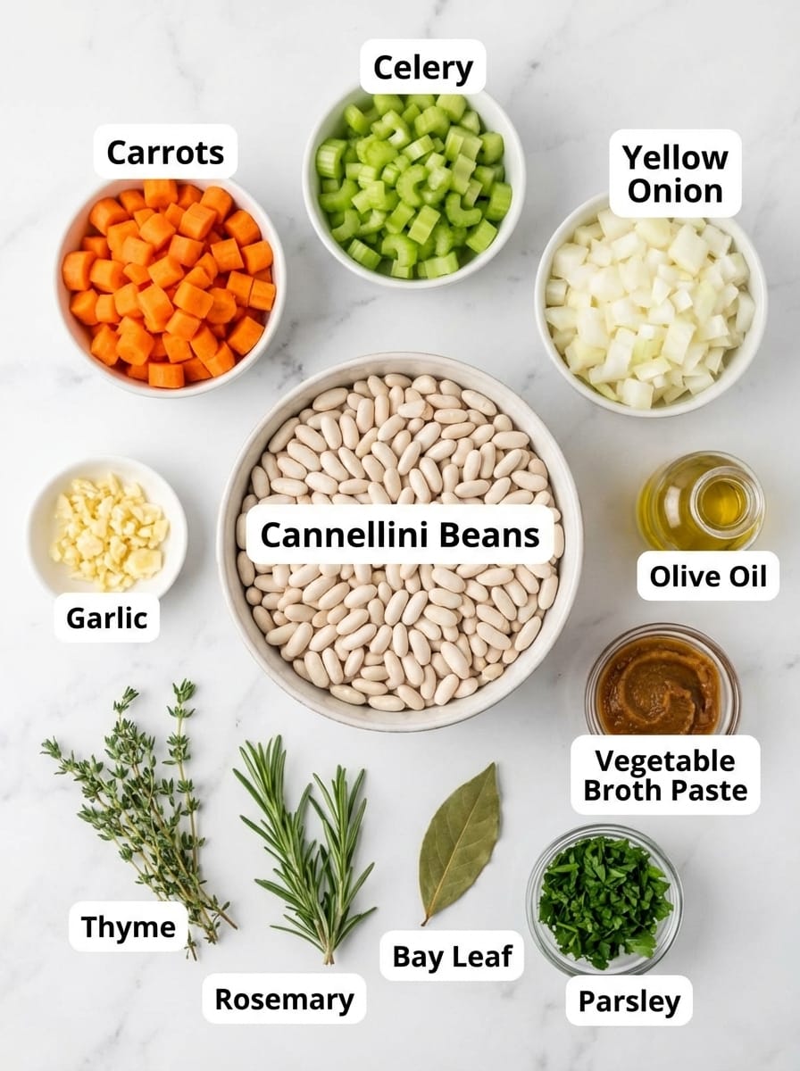 White Bean Soup Ingredients