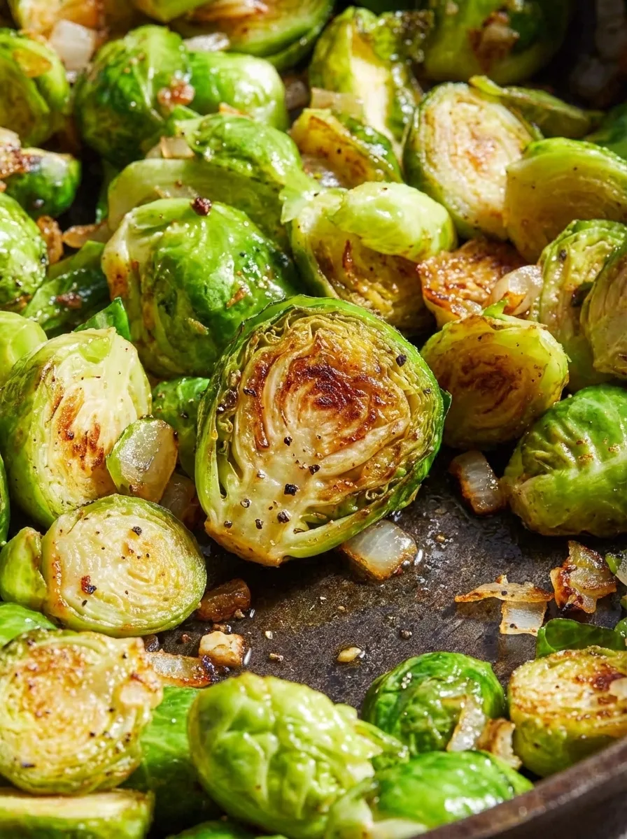 Why This Pan Fried Brussels Sprouts Recipe is a Keeper