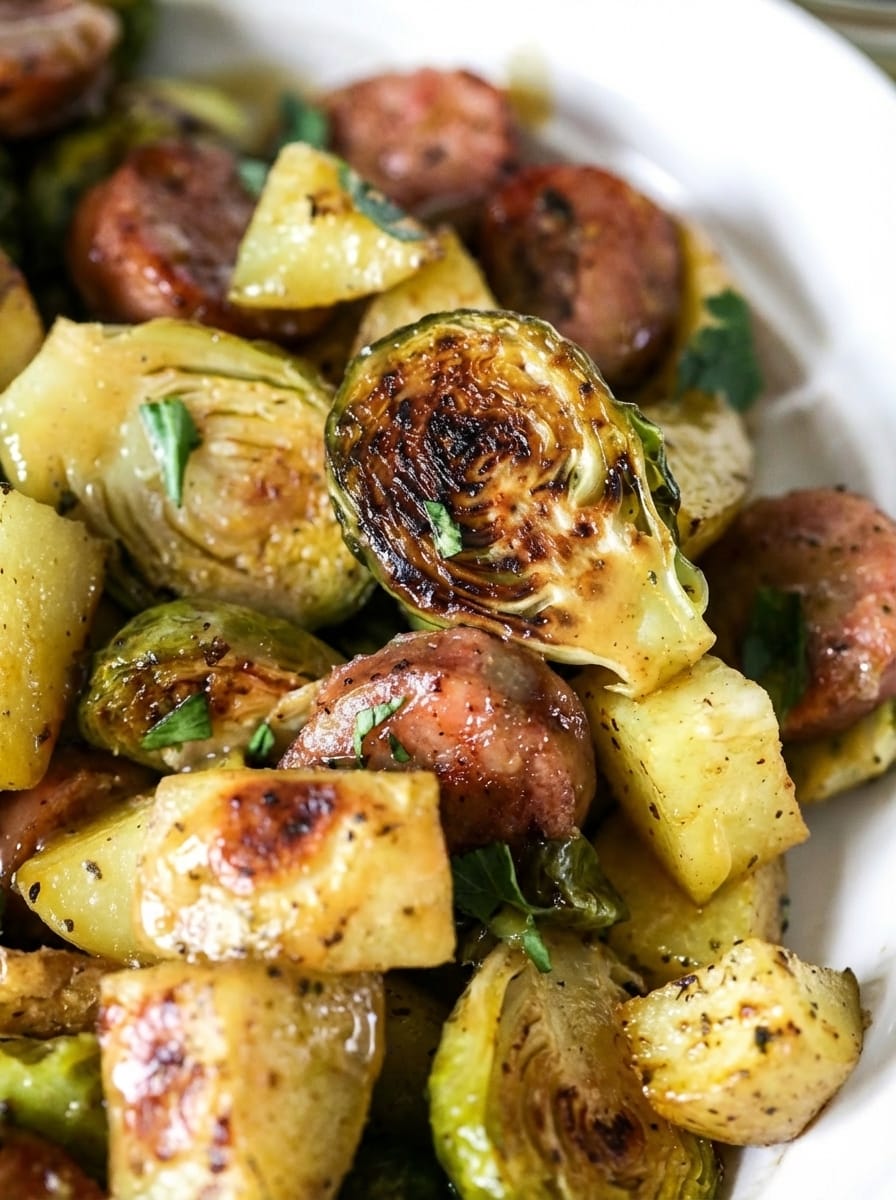 Why This Sheet Pan Sausage Brussels Sprouts is a Weeknight Hero