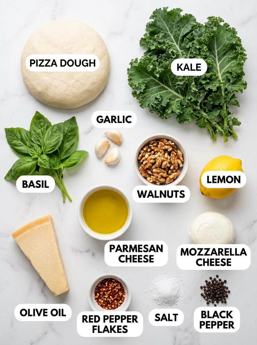 Everything You Need for Perfect Kale Pesto Pizza