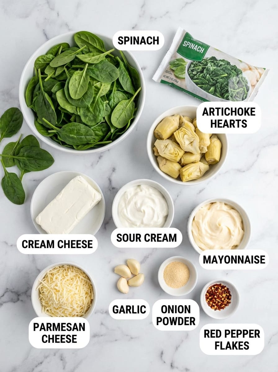 Everything You Need for Perfect Spinach Artichoke Dip