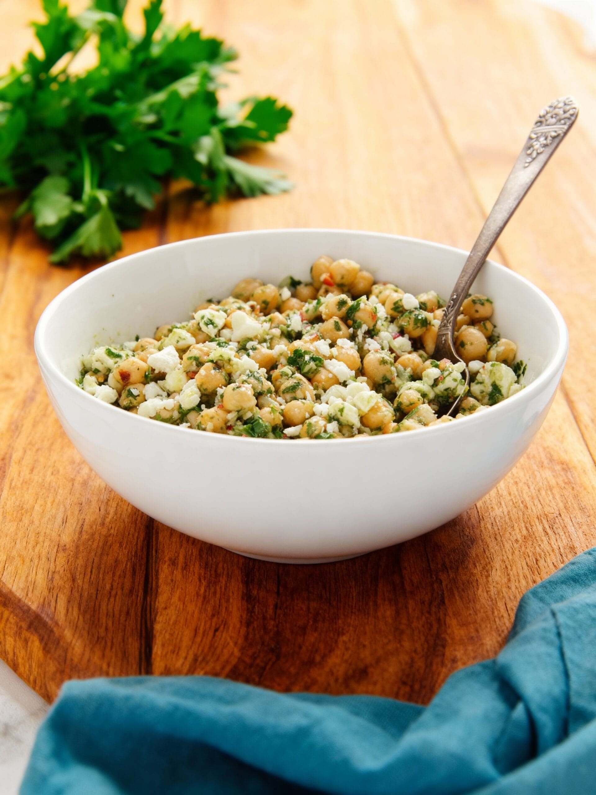 My Method for Chimichurri Chickpeas
